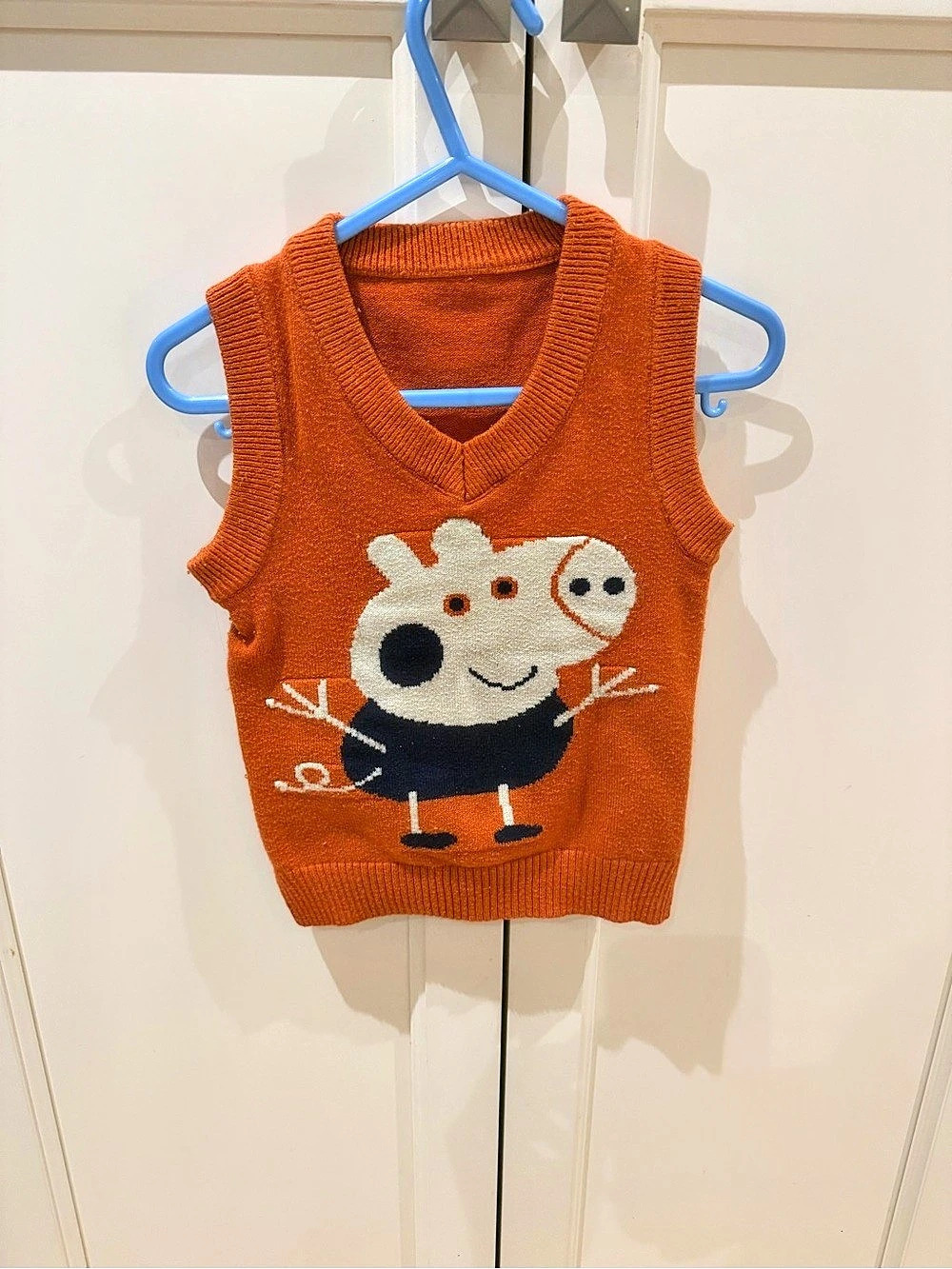 Kids Orange peppa pig Vest 2-3t